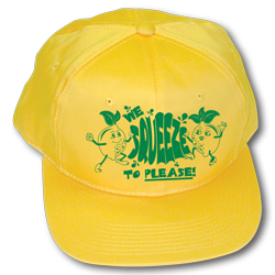 Lemonade "We Squeeze to Please" Baseball Hat